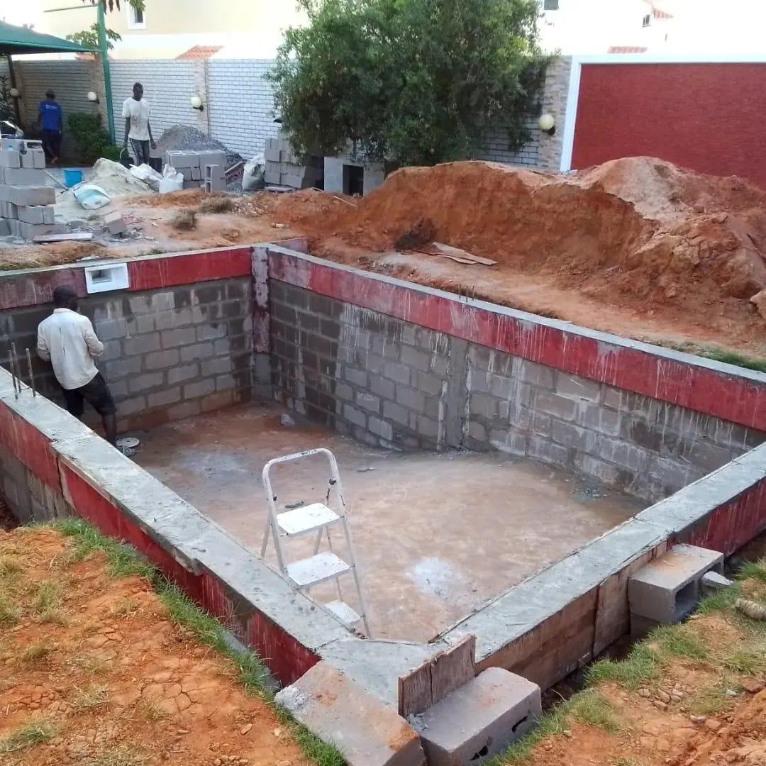 Construção de piscinas