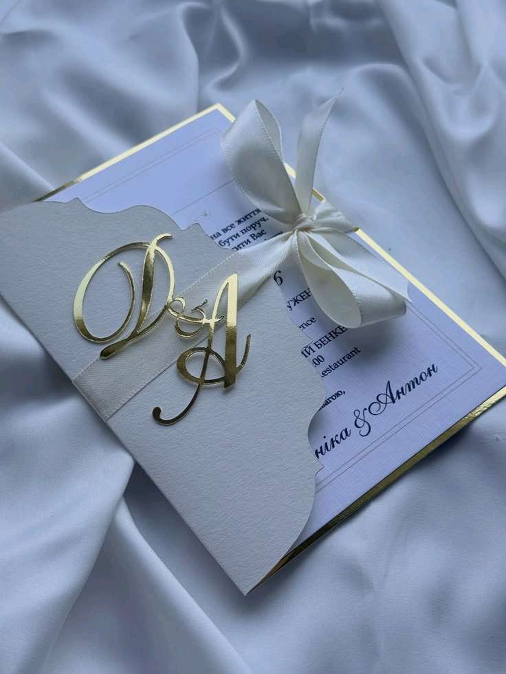 Convites de casamento envolope