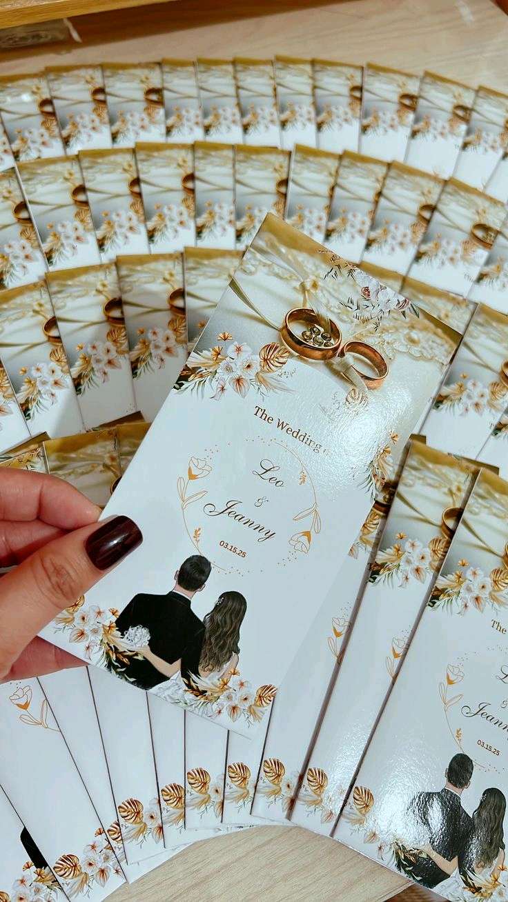 Convites de casamento envolope 3