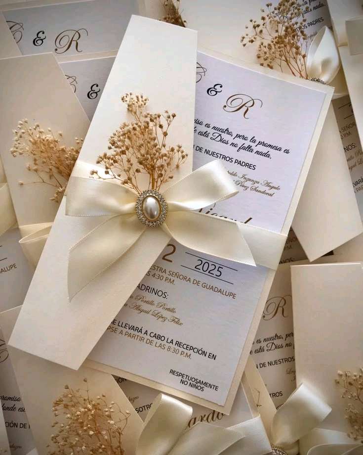 Convites de casamento envolope 5