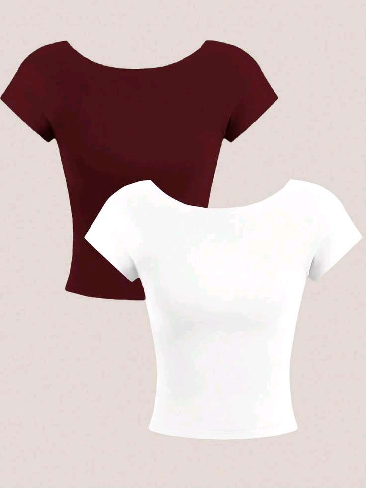 Blusa de mangas curtas 7
