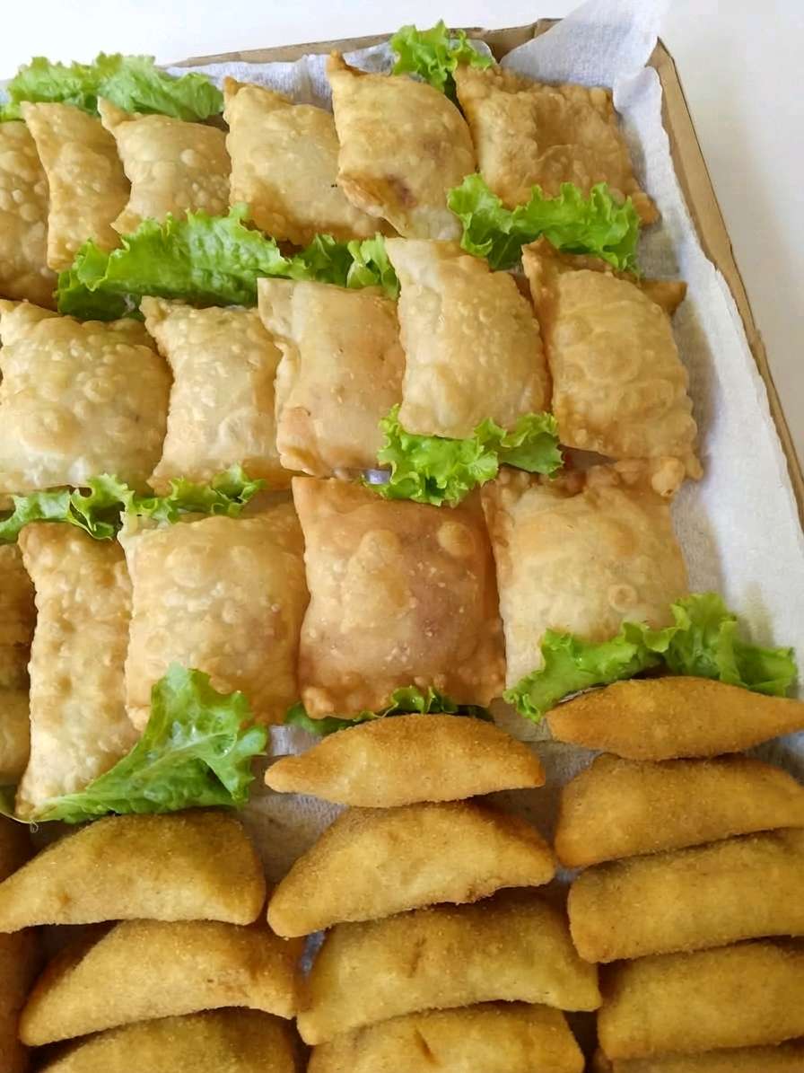 Pasteis massa tenra de bacalhau