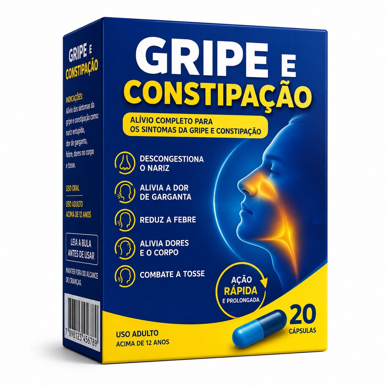 Medicamentos para gripe e constipação